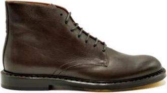 Doucal's Leren Veterlaarzen - Heren - Veterlaarzen - Bruin - 40 EU - Leer - Schoenen