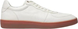 Scarosso Agostino Sneakers - Heren - Sneakers - Wit - 39 EU - Leer - Schoenen