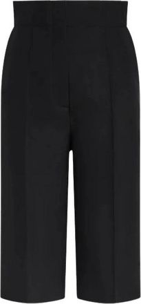 Khaite Shorts - Dames - Korte Broeken - Zwart - XS - Korte Broeken