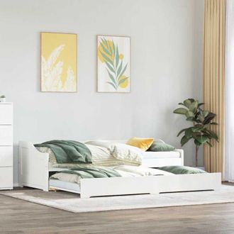 vidaXL Div&aacute;n Con Nido Sin Colch&oacute;n irun Blanco 90x200 Cm Vidaxl