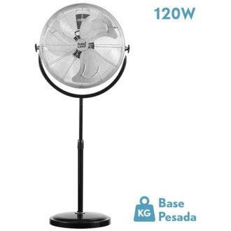 Fabrilamp Fabrilamp - Ventilador De Pie Trascias 120w Negro Regx55x55 Cm 3 Velocidades Orientable