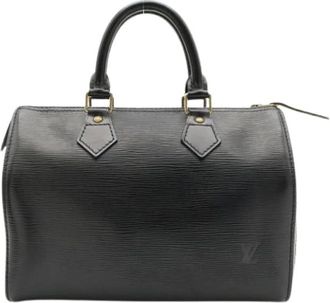 Louis Vuitton Pre-owned Epi Leather Boston Bag - Dames - Vintage Handtas - Zwart - ONE Size - Leer - Vintage