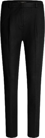 Windsor Wollen jersey pantalon - Dames - Slim Fit Broeken - Zwart - XL - Wol - Broeken