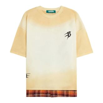 Barrow T-Shirts, male, Beige, Size: XS Jersey T-shirt