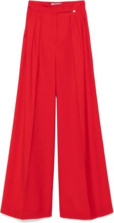 Nissa Pantaloni a gamba ampia - Rosso