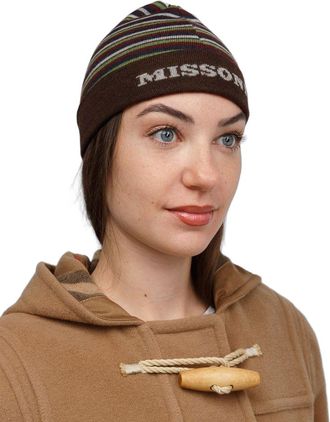 Missoni Womens Beanie Multicolor Wool Accessories