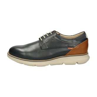 Fluchos Leren Veterschoenen Derby Model - Heren - Veterschoenen - Blauw - 43 EU - Schoenen