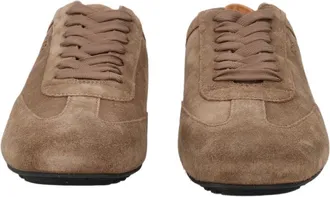 BOSS Noel Low-Top Rounded Toe Suede Sneakers