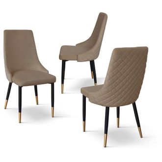 Milani Home ARLETTE - sedia di design moderno in velluto