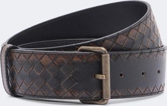 Bottega Veneta Cintur&oacute;n Johnny de piel Intrecciato