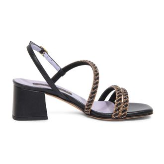 Albano High Heel Sandals, female, Black, 2 UK, Strass Sandal