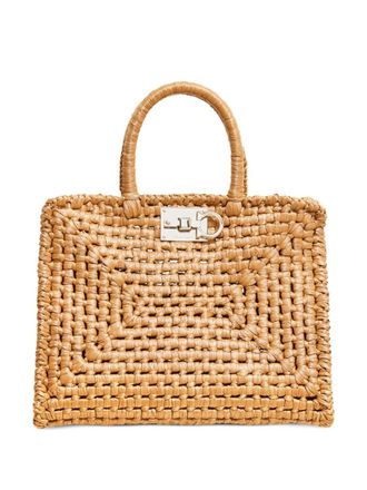 Ferragamo Studio Box shopper - Beige