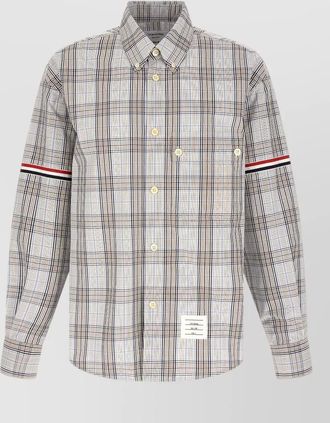 Thom Browne rwb oversized shirt button down collar