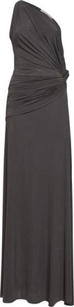 Alex Perry One Shoulder Twist Gown - Dames - Avondkleed - Grijs - XS - Kleedjes