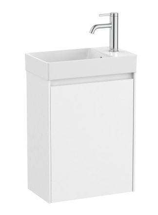 Roca Pack Unik Mueble De 1 Puerta + Lavabo + Agujero Para Grifer&iacute;a A La Derecha Ona - Roca Color: Blanco Mate