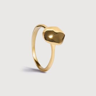 Monica Vinader Gold Odyssey Stacking Ring
