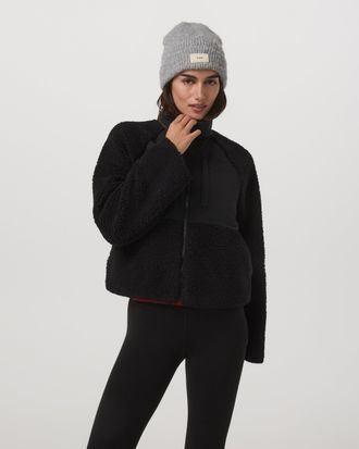 Vuori Clothing Lou Hybrid Jacket | Black | XS, Size Extra Small