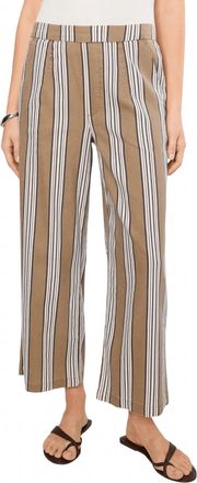 Kut from the Kloth Topaz High Rise Wide Leg Pants In Tan Navy
