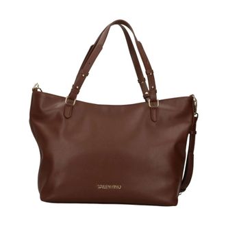 Mario Valentino Tassen, Dames, Bruin, ONE Size, Leer, Nivis Re Schoudertas