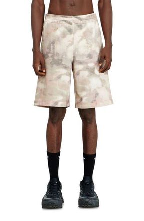 Diesel P-Crone-V1 Organic Cotton Fleece Sweat Shorts in Green at Nordstrom, Size X-Large