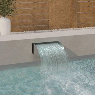 vidaXL Cascata 45x34x14 cm in Acciaio Inox 304 - Vidaxl