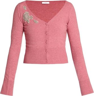 Erdem Cardigan con scollo a V - Rosa
