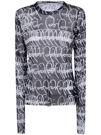 Maria Calderara T-Shirt Graphic Pattern Large Bi