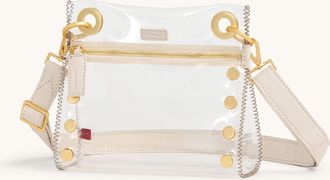 Hammitt Hammitt Tony Clear Calla Lily White Brushed Gold Sml