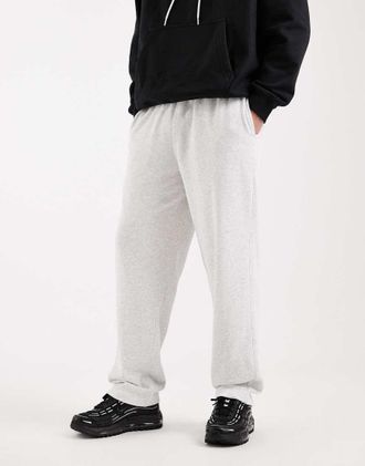 Nike Club - Joggers oversize grigio chiaro in spugna