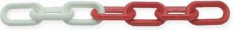 Viso Viso - Cadena De Se&ntilde;alizaci&oacute;n Pl&aacute;stico Rojo Y Blanco - &Oslash;8 Mm - Longitud 25m - Cbr801sbs