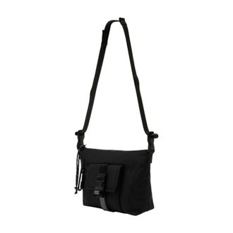 A.P.C. Mens Trek Crossbody Synthetic Black Bags Crossbodies