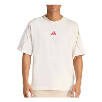 adidas Sportswear Stadium T-Shirt Asia Sizing Off White Pure Ruby KC0428