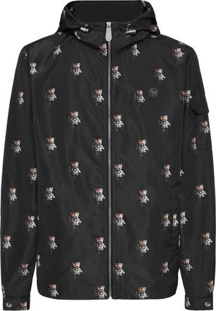 Philipp Plein Heren, Jassen, Zwart, Maat: 4XL Poliester