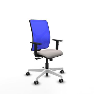 Piqueras y Crespo Silla De Oficina Piqueras Y Crespo Motilla Azul Soporte Lumbar