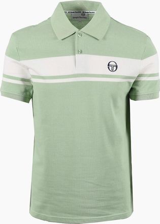 Sergio Tacchini Mens SERGIO TACCHINI YOUNG LINE POLO QUIET GREEN/GARDENIA - Size: 44