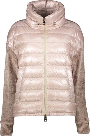 Herno Lightweight Beige Down Jacket For A Modern Look
