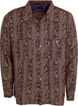 Needles Casual Shirts - Heren - Casual Overhemden - Bruin - L - Overhemden