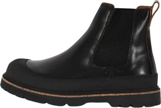 Birkenstock Chelsea Boots - Heren - Chelseaboots - Zwart - 45 EU - Leer - Schoenen