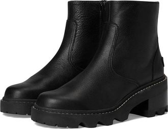 Sorel Joan Now Zip Bootie Womens Boots Black/Black : 10.5 B - Medium, Leather