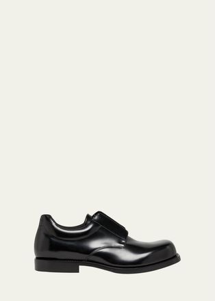 Balenciaga Mens Comfy Leather Derby Shoes