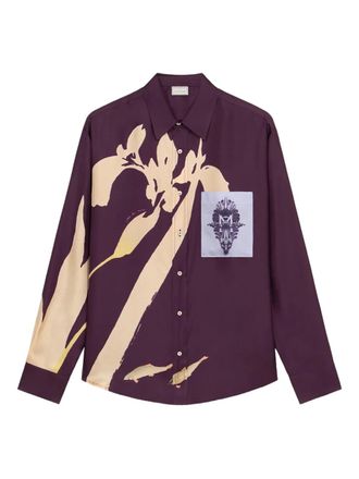 Pierre-Louis Mascia Aloegots floral-print shirt - Red