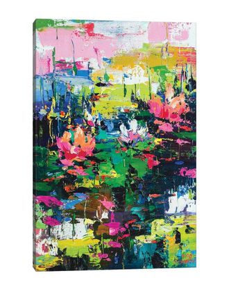 iCanvas Discontinued Icanvas Abstract Landscape (Water Lilies) Canvas Wall Art