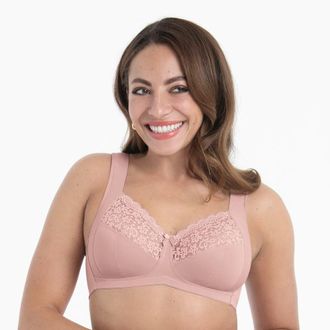 Anita Since 1886 Entlastungs-BH ANITA SINCE 1886 HAVANNA, Damen, Gr. 100, Cup F, rosewood, Microtouch, Obermaterial: 86% Polyamid, 14% Elasthan, BHs Entlastungs-BH, mi