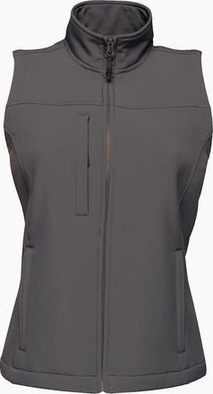 Regatta Womens Regatta Womens/Ladies Flux Soft Shell Bodywarmer - Black - Size: 14