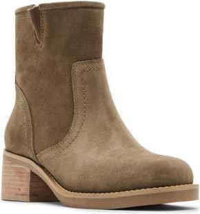 Blondo Cassadie Waterproof Bootie in Taupe Suede at Nordstrom Rack, Size 7.5