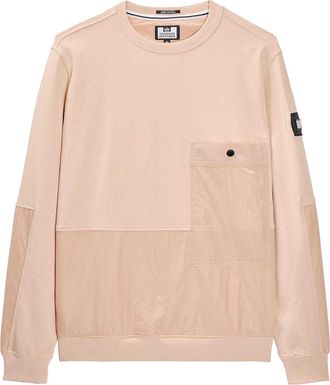 Weekend Offender Heren Sirenko Crew Neck Sweater (Roze)