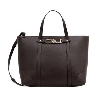 A|X Armani Exchange Shopper - Dames - Tassen - Bruin - Maat: ONE Size Leer