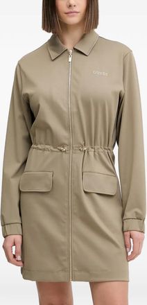 Guess Co Abito corto con zip - Toni neutri