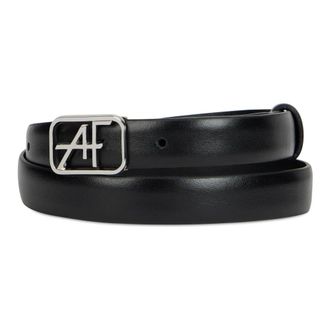 Alberta Ferretti Leather Belt - female - Alberta Ferretti - Belts - Black - XS - Accessories