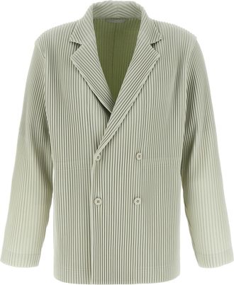 Homme Plissé Issey Miyake Tailored Pleats 1 Blazer Verde-Uomo